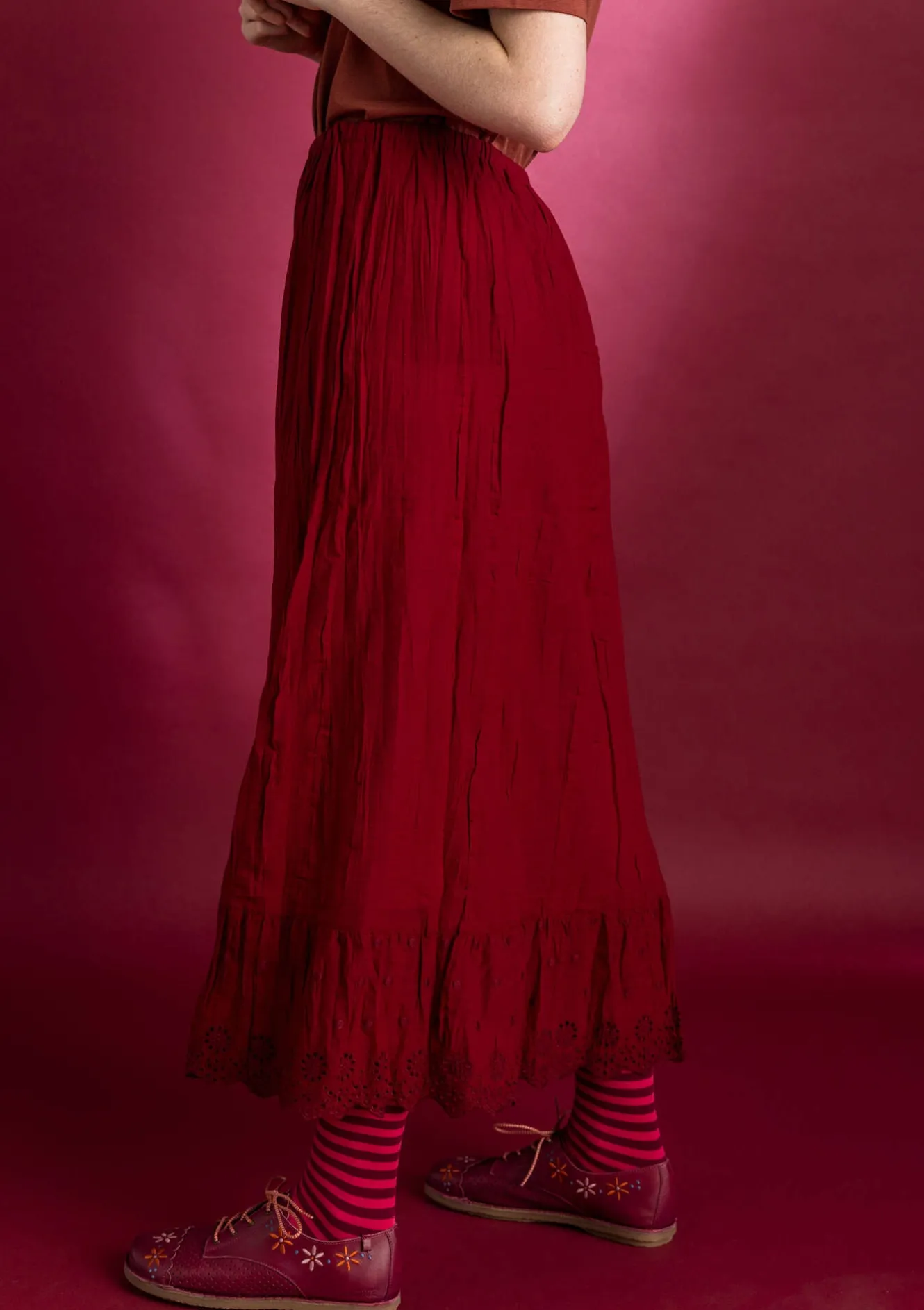 Gudrun Sjödén Vävd underkjol i ekologisk bomull