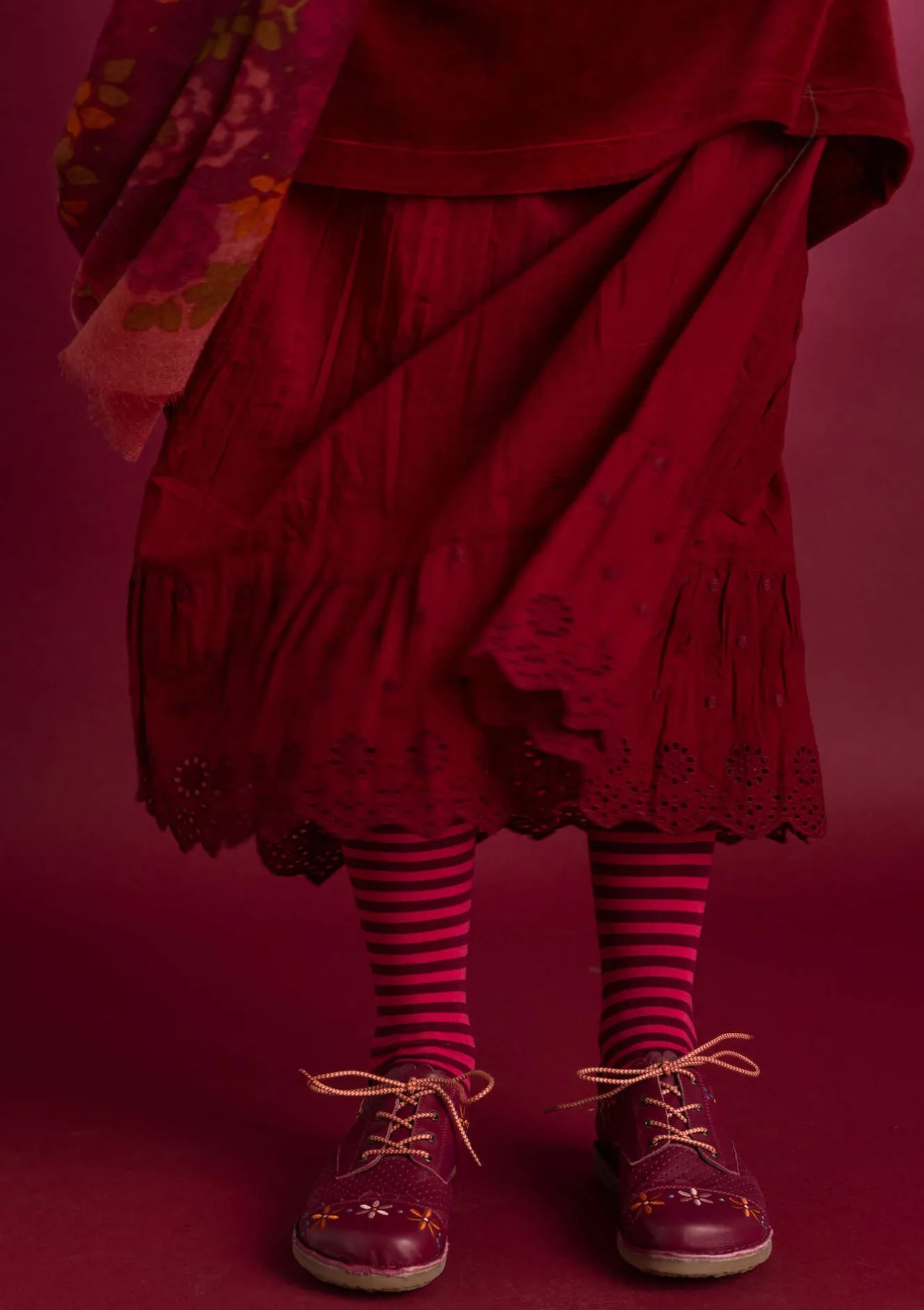 Gudrun Sjödén Vävd underkjol i ekologisk bomull