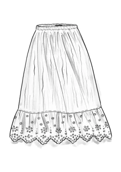 Gudrun Sjödén Vävd underkjol i ekologisk bomull