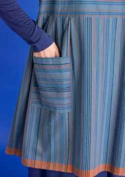 Gudrun Sjödén Vävd västklänning ”Ava” i ekologisk bomull